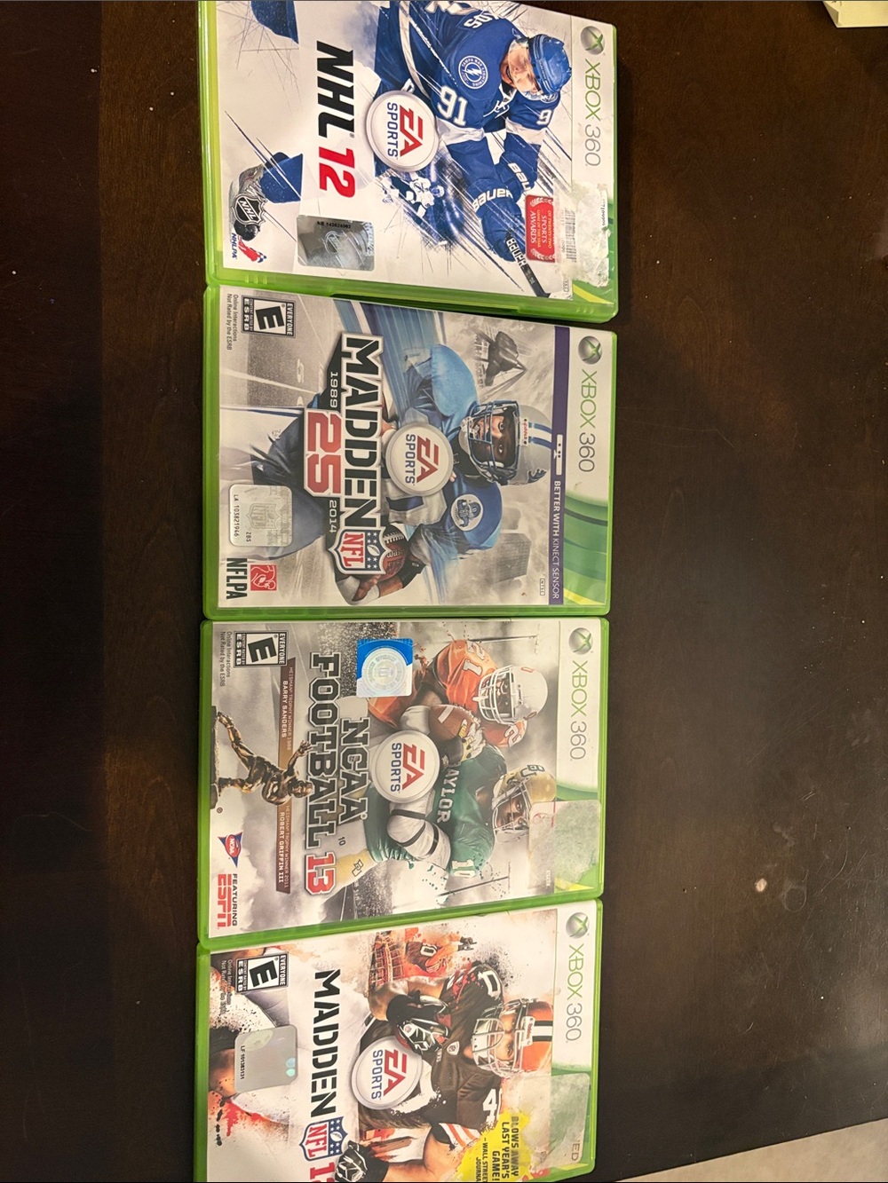 Microsoft Xbox 360 EA Sports Collection - Green Cases